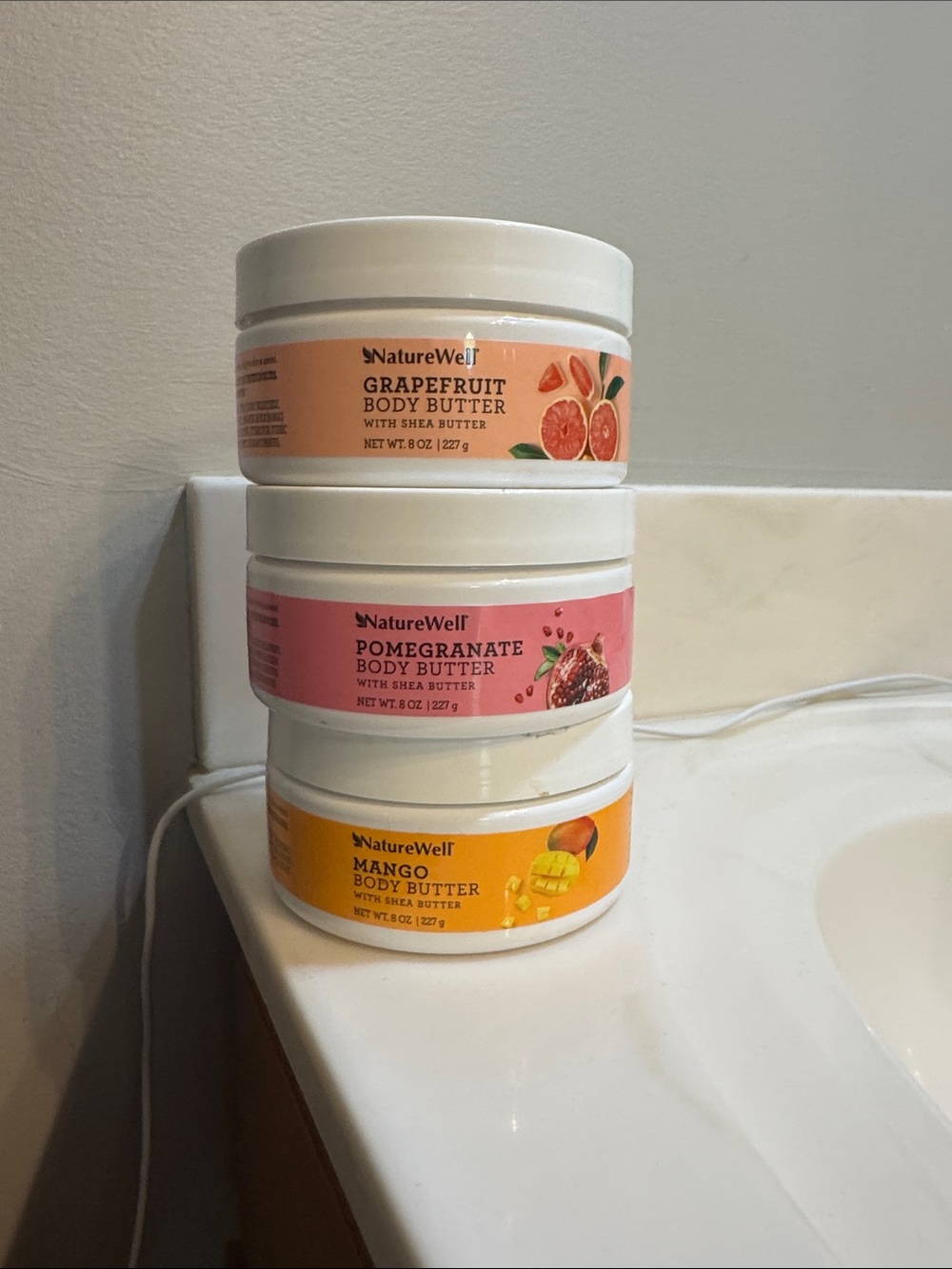 Madewell Grapefruit, Pomegranate & Mango Body Butters - Pink, Orange, Yellow